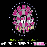 Wheel of Fortune - Family Edition Title Screen